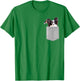Dog in Your Pocket Papillon T-Shirt - T-Shirt | Irish Green
