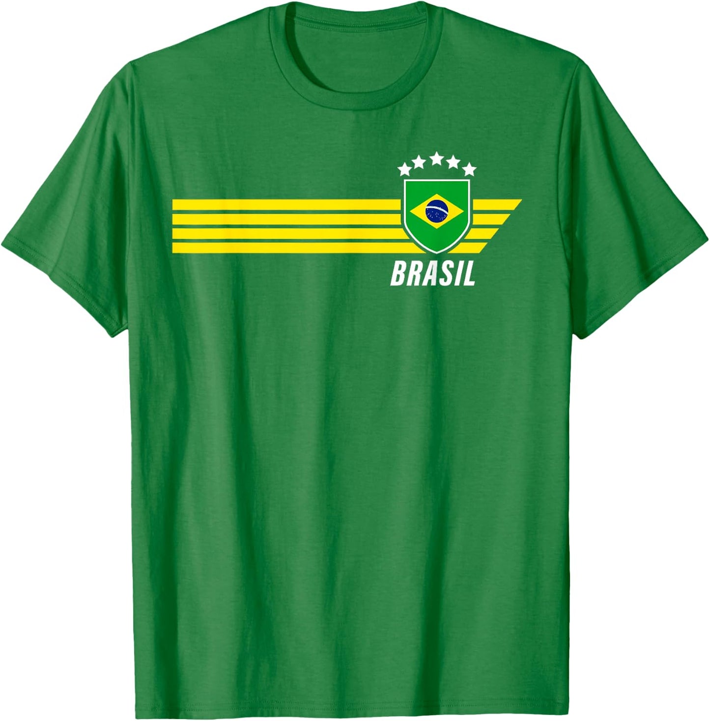 Brasilien Brasilien Seleção Brazilian Fußball Fan Trikot T-Shirt - T-Shirt | Irish Green