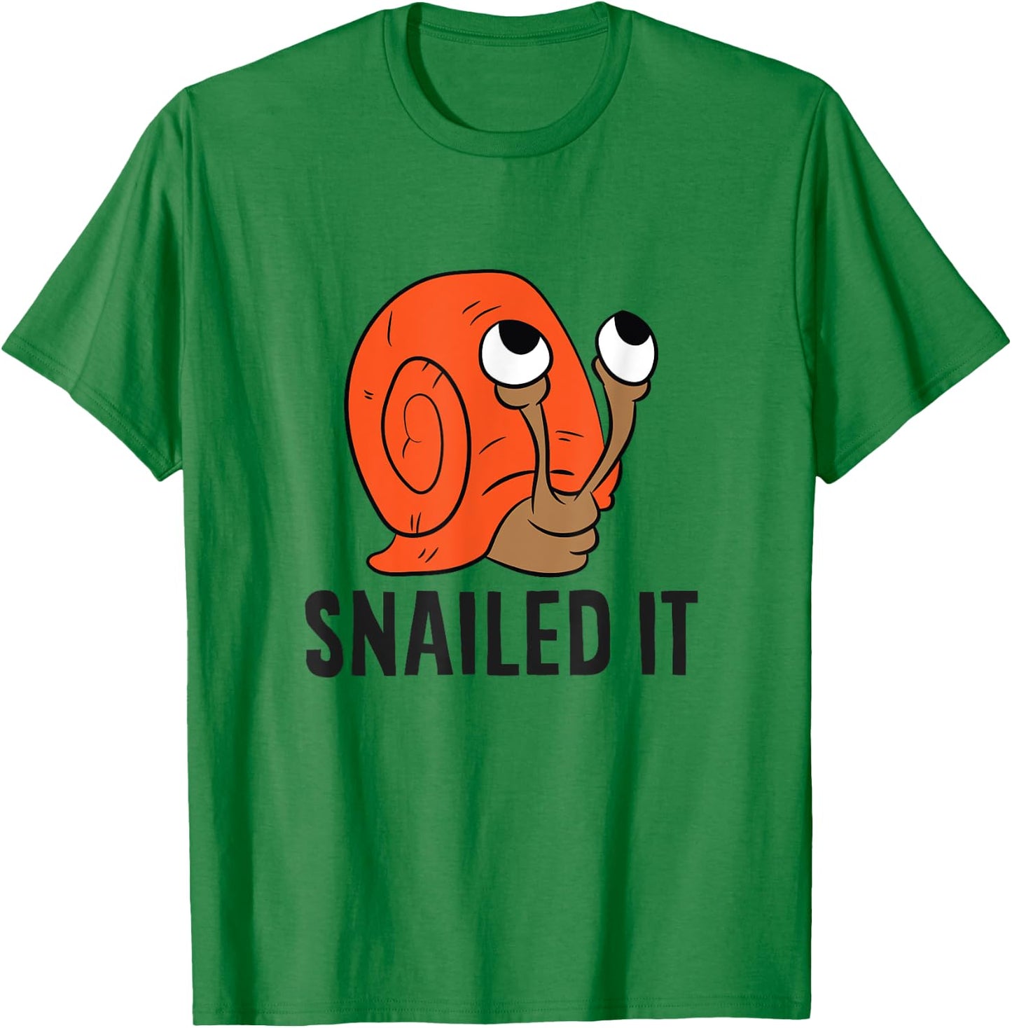 Snailed It Funny Snails T-Shirt - T-Shirt | Irish Green