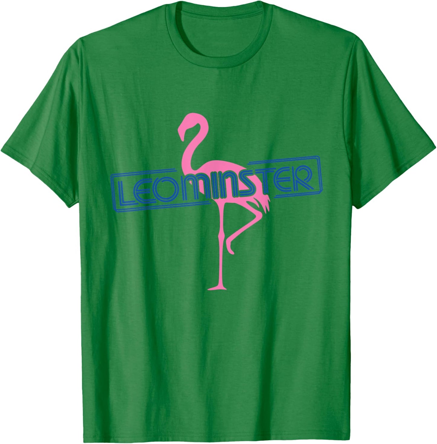 Leominster MA Flamingo T-Shirt - T-Shirt | Irish Green