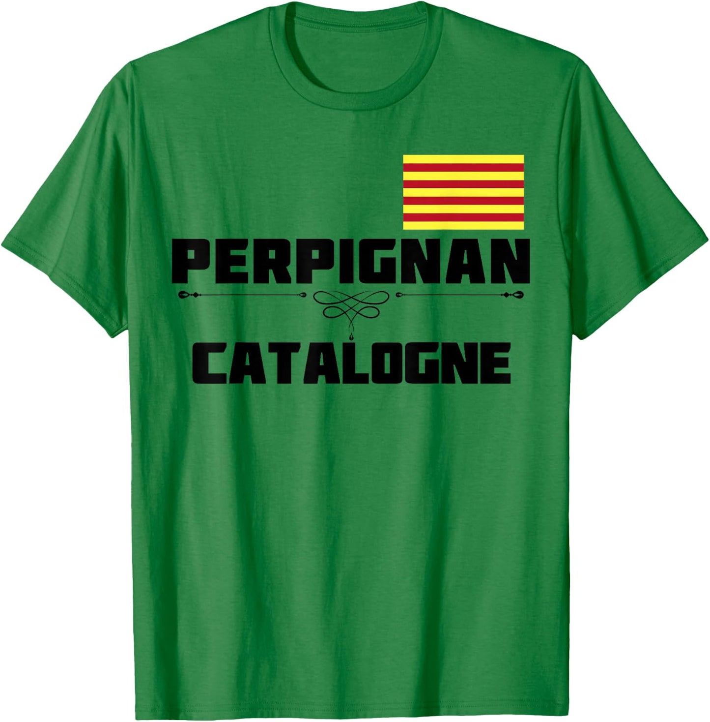 Rugby Club Perpignan Catalonia Man Supporter Catalan , white, S T-Shirt - T-Shirt | Irish Green