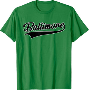 Baltimore - Throwback Design - Classic T-Shirt - T-Shirt | Irish Green