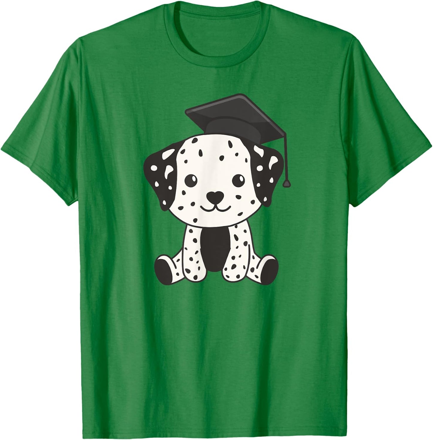Kids School Kindergarten Dalmatian Graduation T-Shirt - T-Shirt | Irish Green