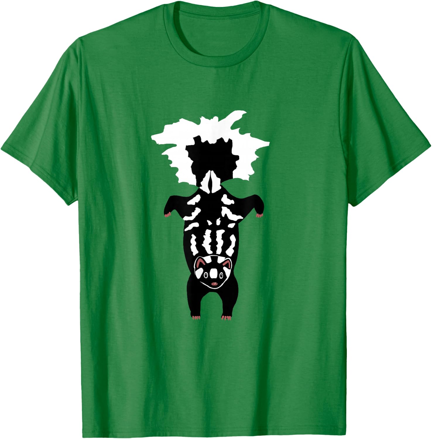 Adorable Spotted Skunk Handstand T-Shirt - T-Shirt | Irish Green