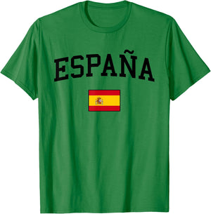 Drapeau Espagnol pour Hommes, Femmes, Enfants T-Shirt - T-Shirt | Irish Green