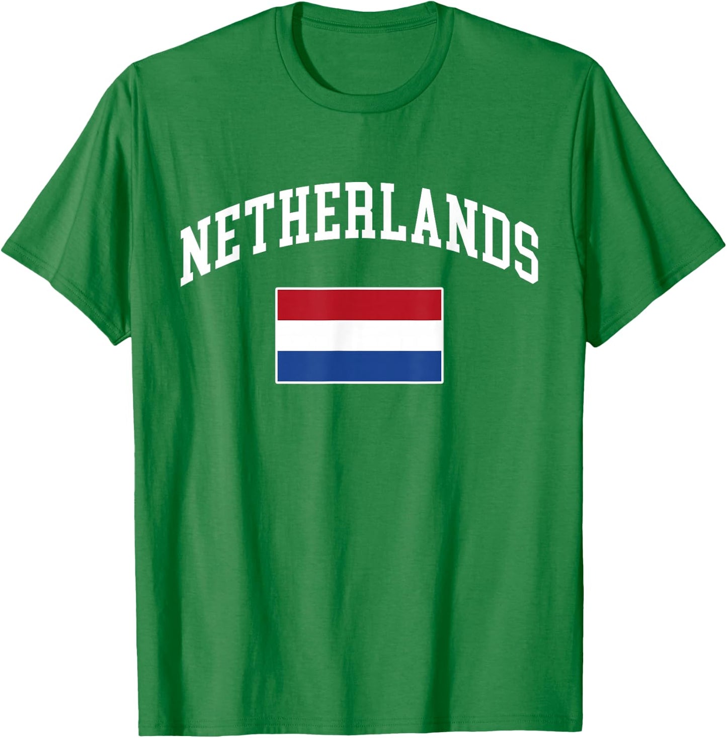 Netherlands Dutch Flag Retro Vintage Classic Graphic T-Shirt - T-Shirt | Irish Green