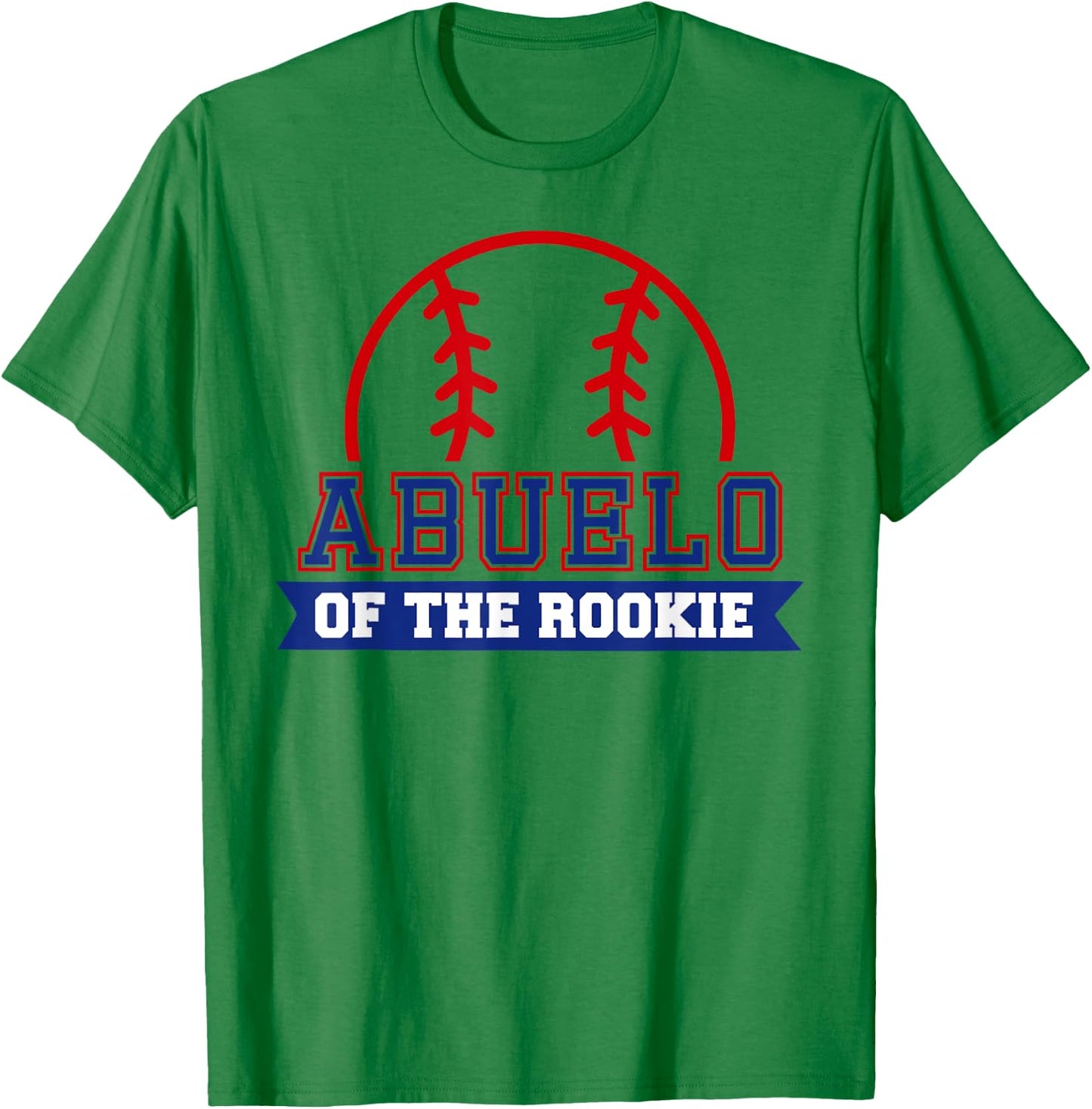 Abuelo of Rookie 1st Birthday Baseball Theme Matching Party T-Shirt - T-Shirt | Irish Green