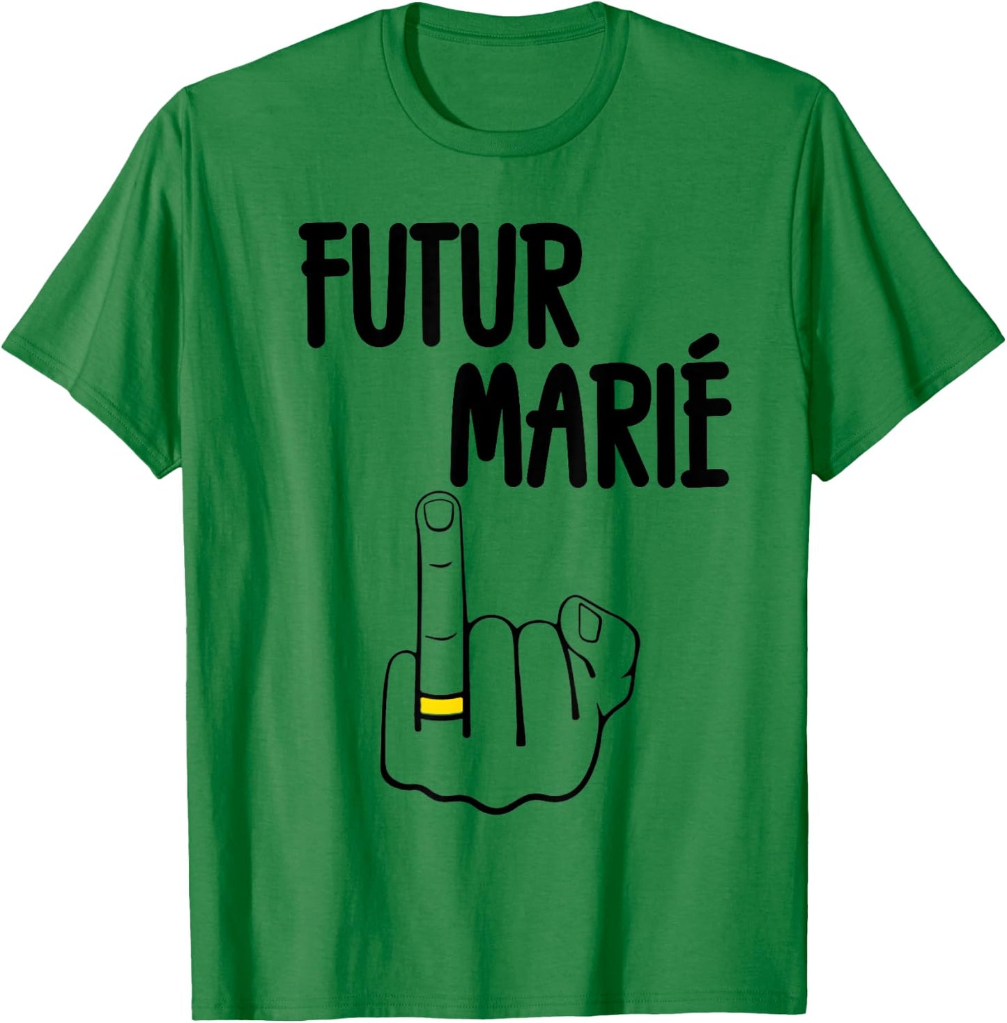 Futur Marié Enterrement Vie De Garçon EVG Humour , white, S T-Shirt - T-Shirt | Irish Green