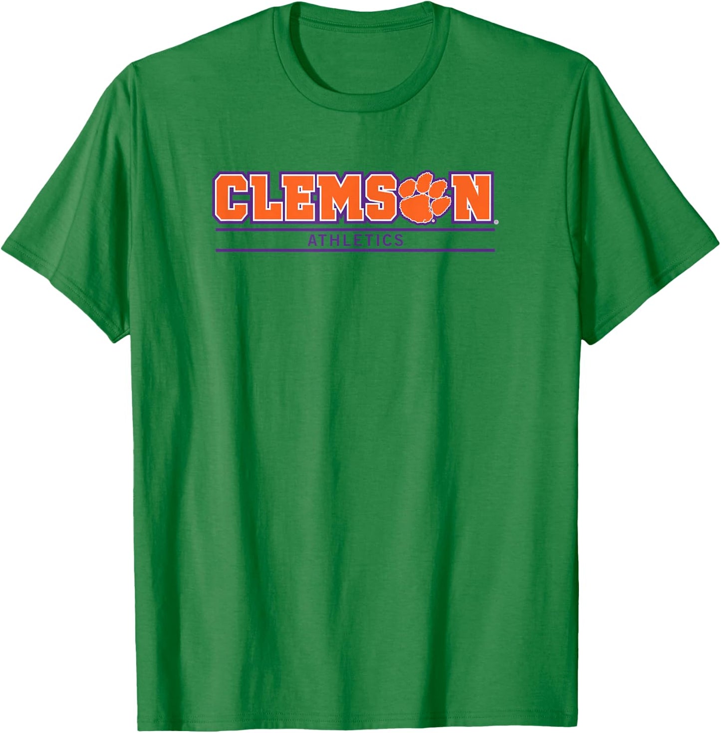 Clemson Tigers Athletics Gray Officially Licensed T-Shirt - T-Shirt | Irish Green