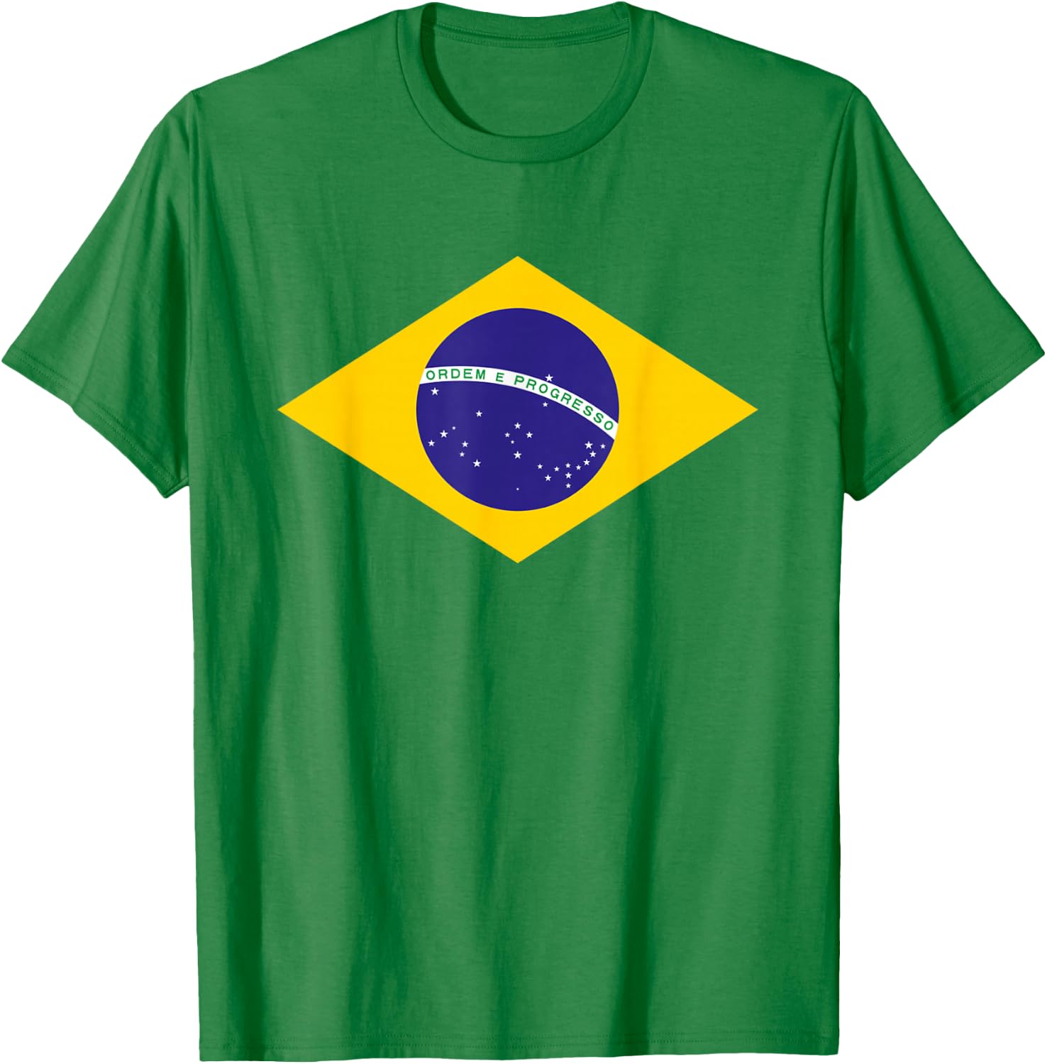 Vintage Brasil Brazil Flag - Brazilian Flag Men Women Kids T-Shirt - T-Shirt | Irish Green