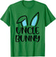 Funny Uncle Bunny Happy Easter Family Matching T-Shirt - T-Shirt | Irish Green