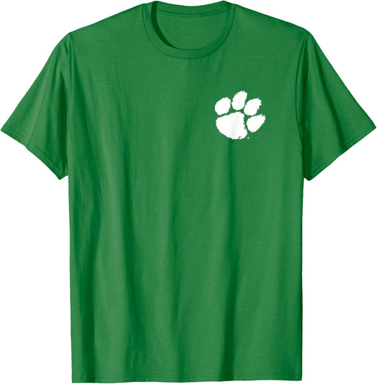 Clemson Tigers Front/Back Death Valley Orange Licensed T-Shirt - T-Shirt | Irish Green