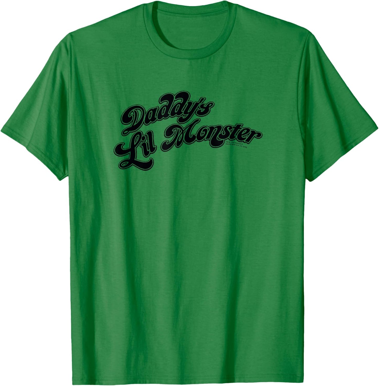 Suicide Squad Harley Quinn Daddy's Lil' Monster , White T-Shirt - T-Shirt | Irish Green