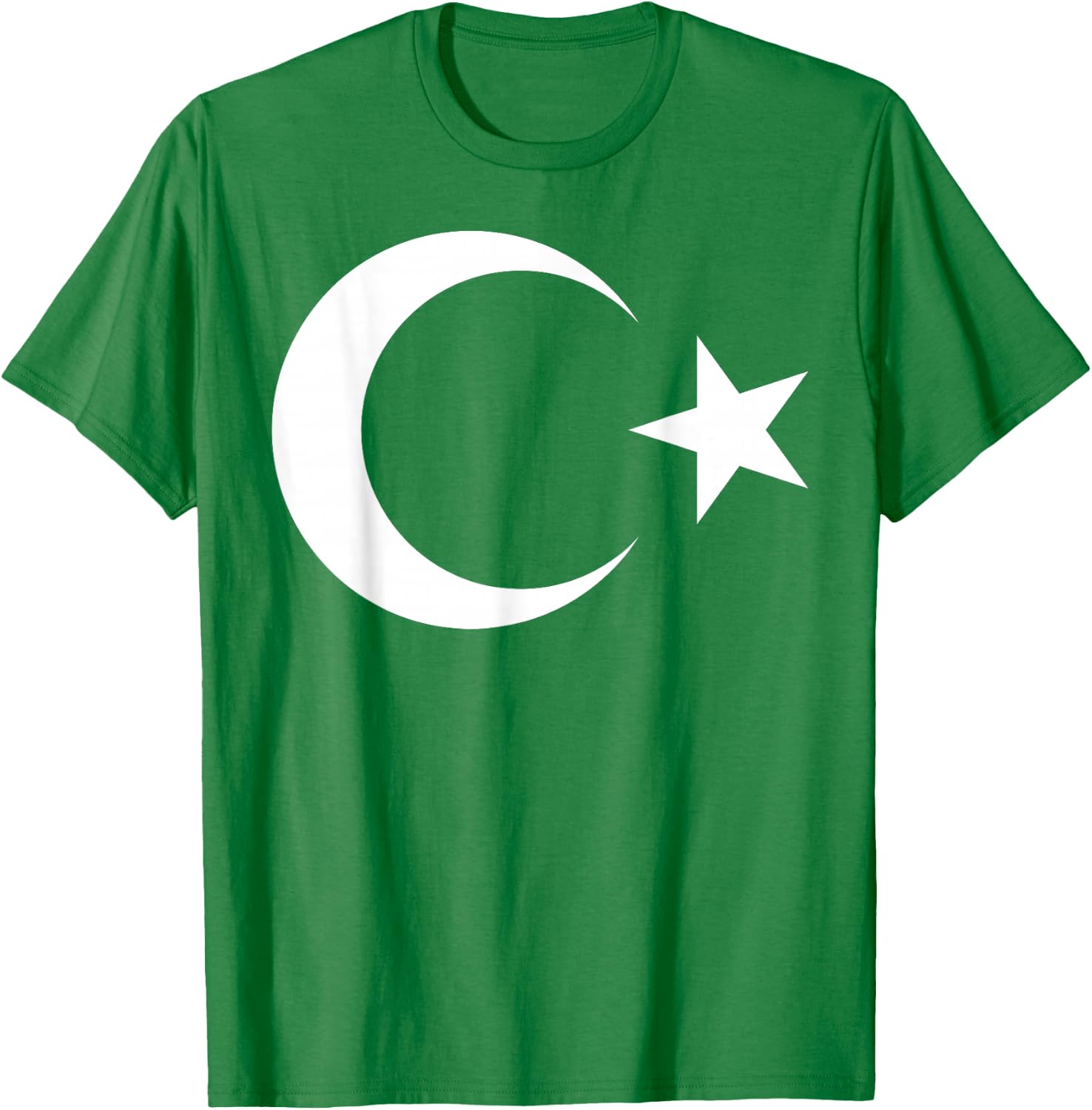 Turkish Flag Turkey Bayragi Türkiye Crescent Moon And Star T-Shirt - T-Shirt | Irish Green