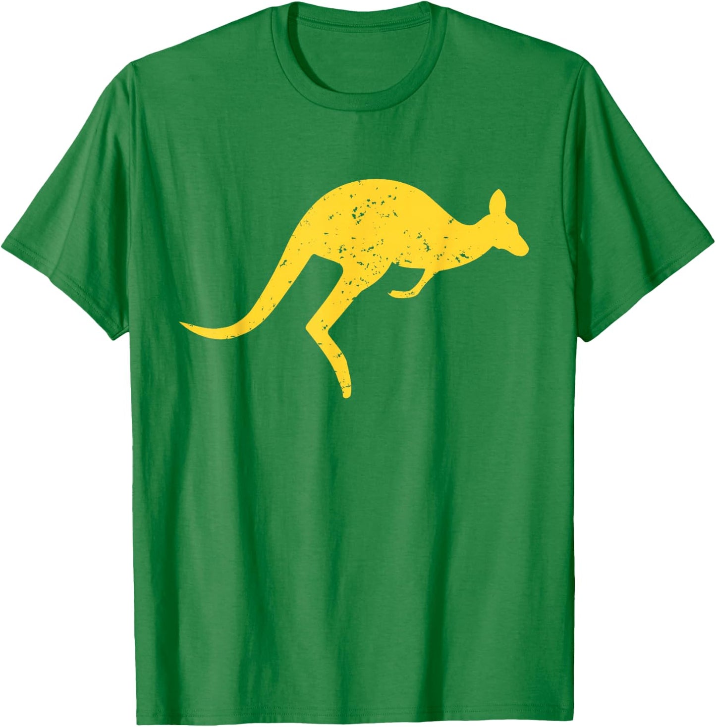 Vintage Kangaroo Australia Shirt Aussie Roo Kangaroo T-Shirt - T-Shirt | Irish Green