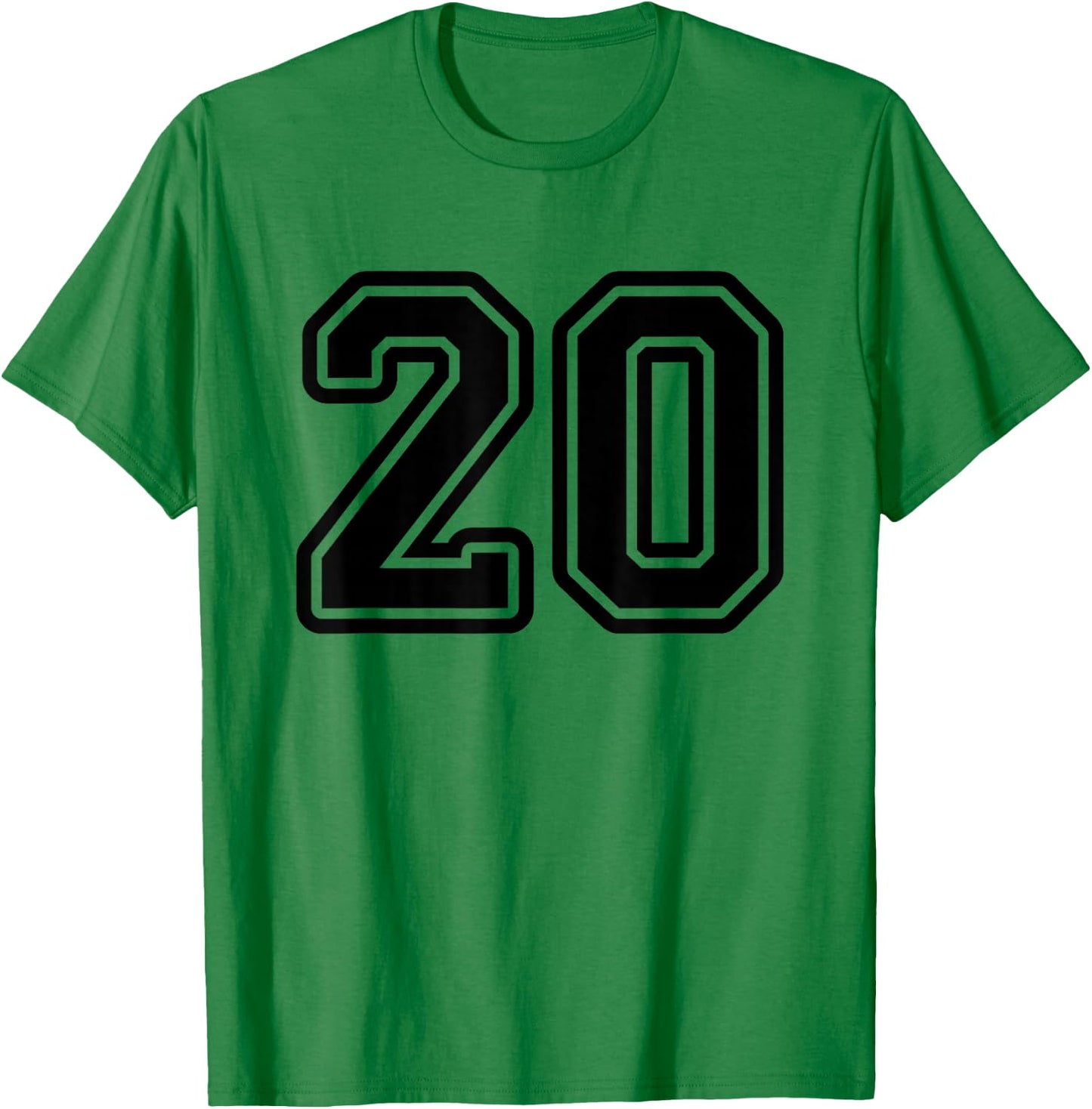 Sport Team Number #20 T-Shirt - T-Shirt | Irish Green