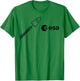 ESA European Space Agency Rocket Start Logo , gray T-Shirt - T-Shirt | Irish Green