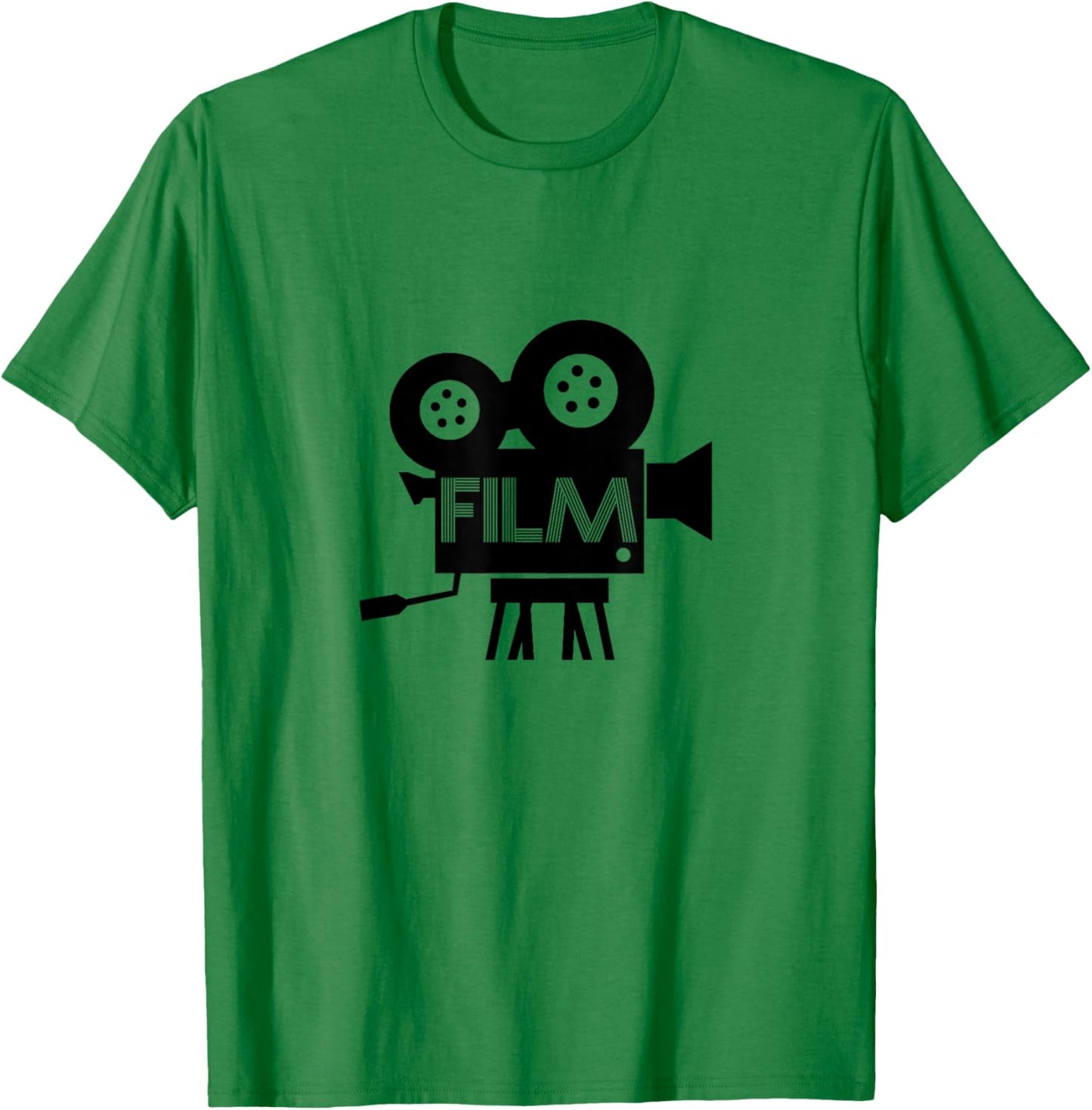 Film Fanatic Cinema Movie Lover Retro T-Shirt - T-Shirt | Irish Green