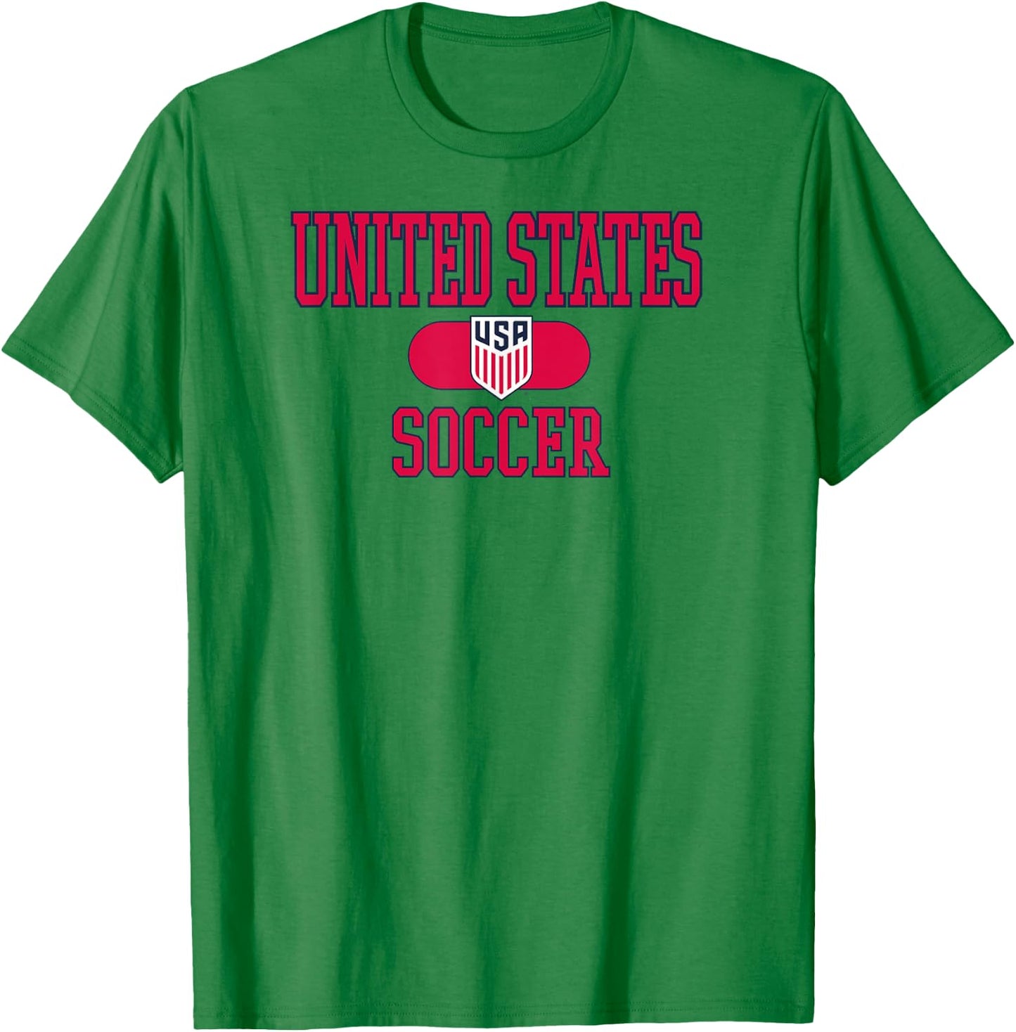 United States Soccer Varsity Gray USMNT Officially Licensed T-Shirt - T-Shirt | Irish Green