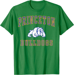 Princeton High School Bulldogs T-Shirt - T-Shirt | Irish Green