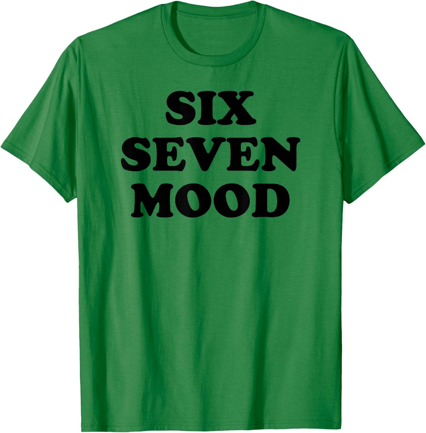 Lustiges Meme von Six Seven Mood T-Shirt - T-Shirt | Irish Green
