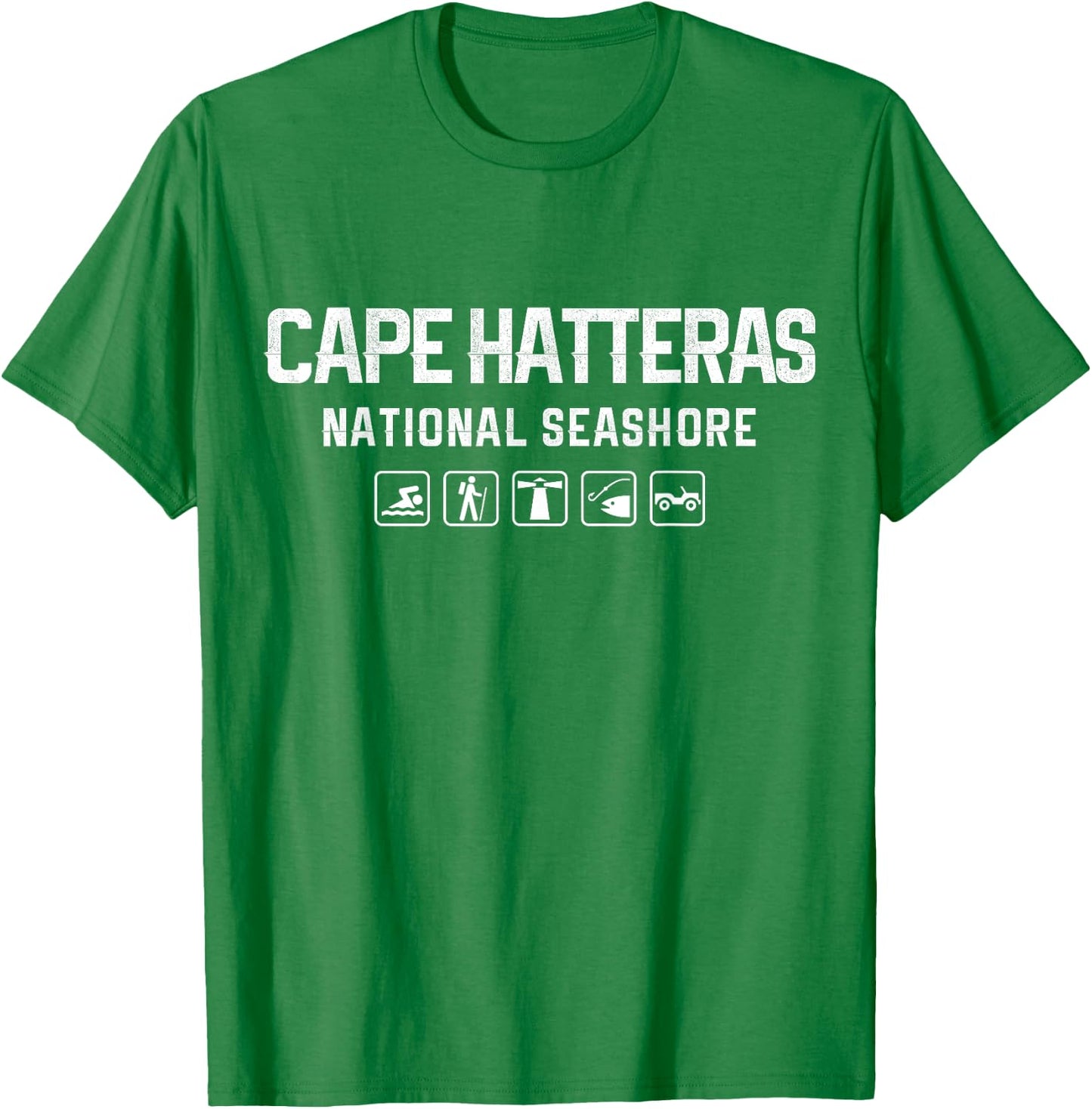 Cape Hatteras National Seashore, North Carolina T-Shirt - T-Shirt | Irish Green