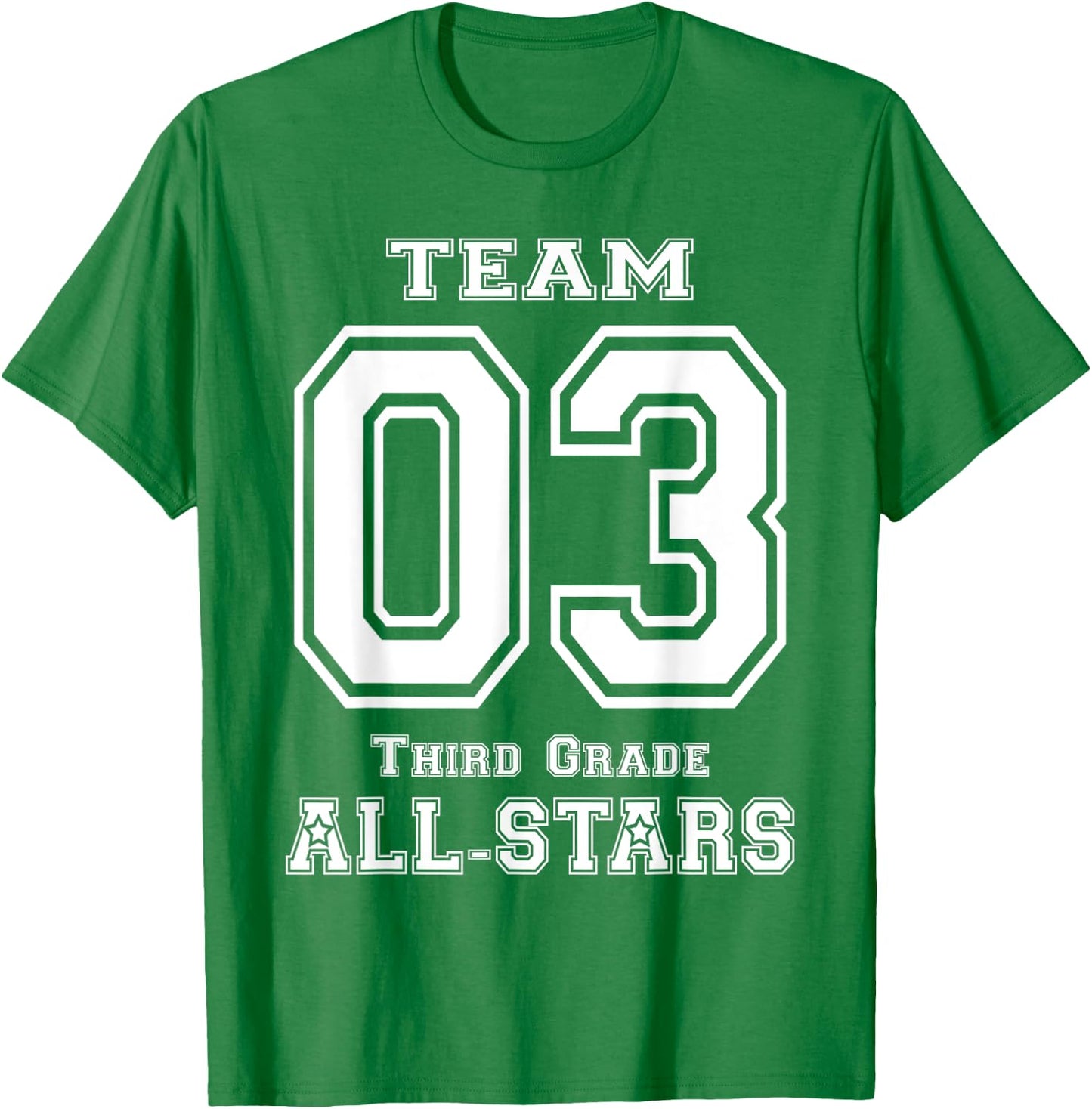Team 3rd Grade All-stars Sport Jersey T-Shirt - T-Shirt | Irish Green