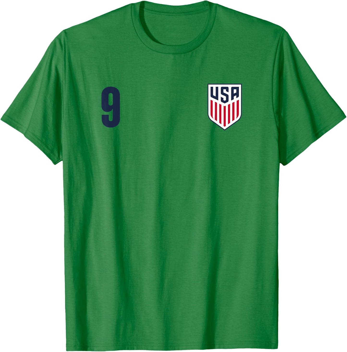 Officially Licensed US Soccer Ricardo Pepi, Legacy #9 T-Shirt - T-Shirt | Irish Green