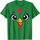 Funny Chicken Halloween Costume Women Kids Halloween T-Shirt - T-Shirt | Irish Green