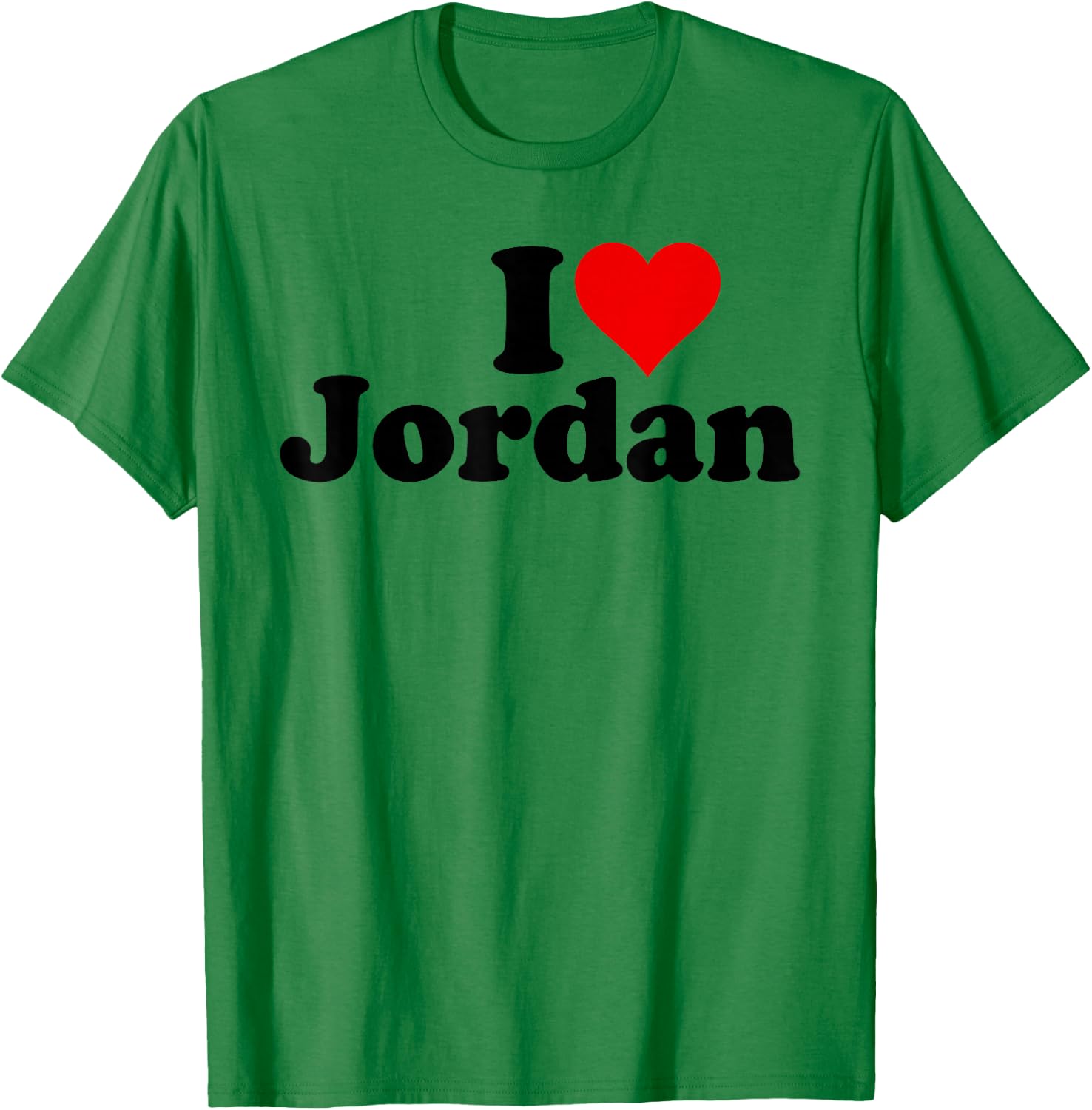 I Heart Love Jordan T-Shirt - T-Shirt | Irish Green