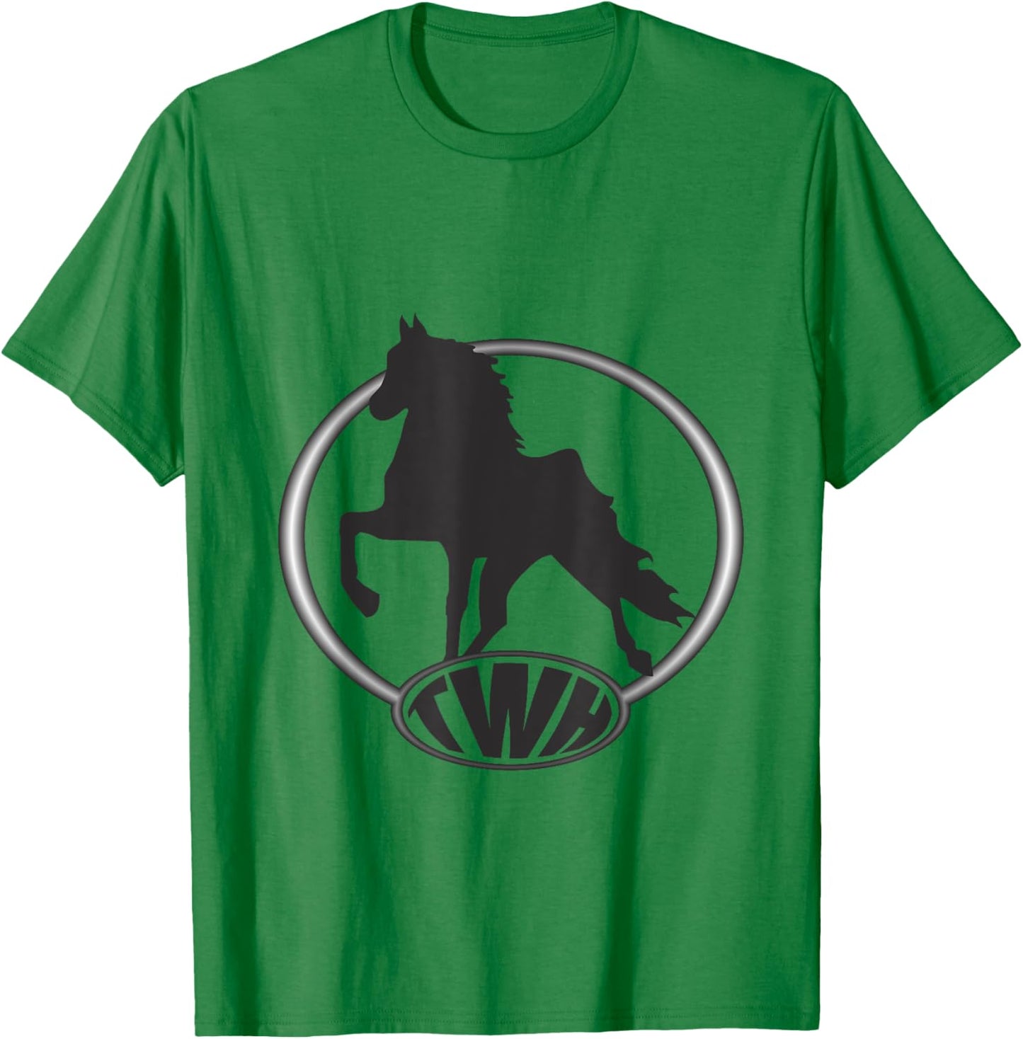 TWH Tennessee Walking Horse Equestrian Trending Horses T-Shirt - T-Shirt | Irish Green