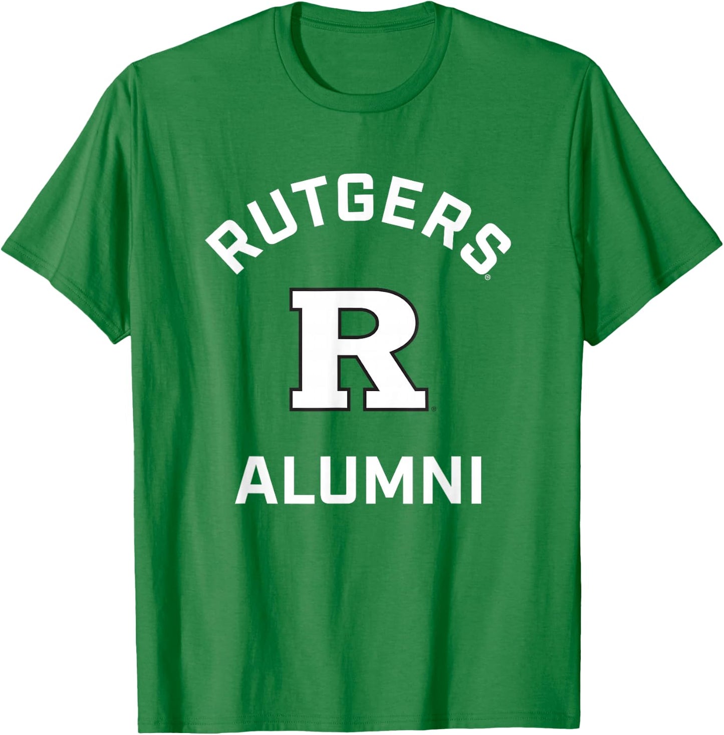 Rutgers University Scarlet Knights Arched Alumni T-Shirt - T-Shirt | Irish Green