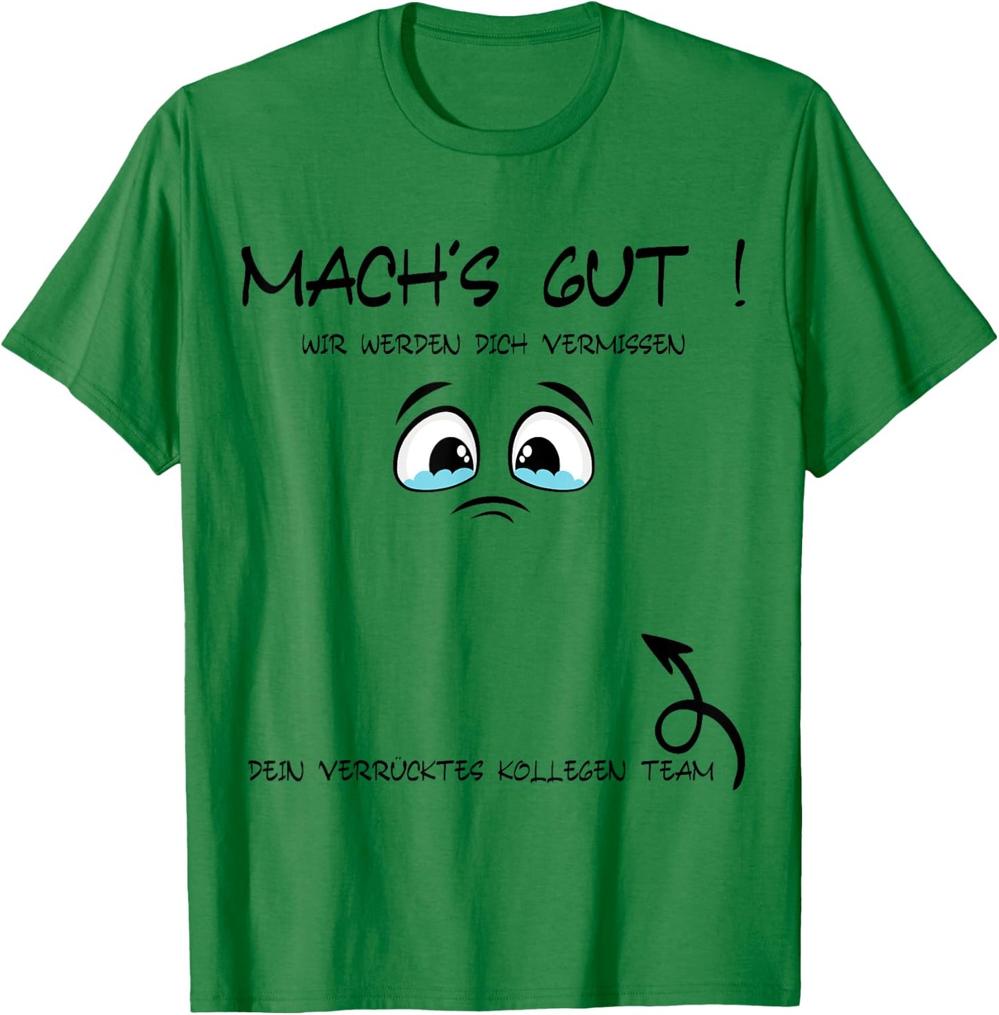 Job Change Farewell Gift Signature Colleague Farewell T-Shirt - T-Shirt | Irish Green