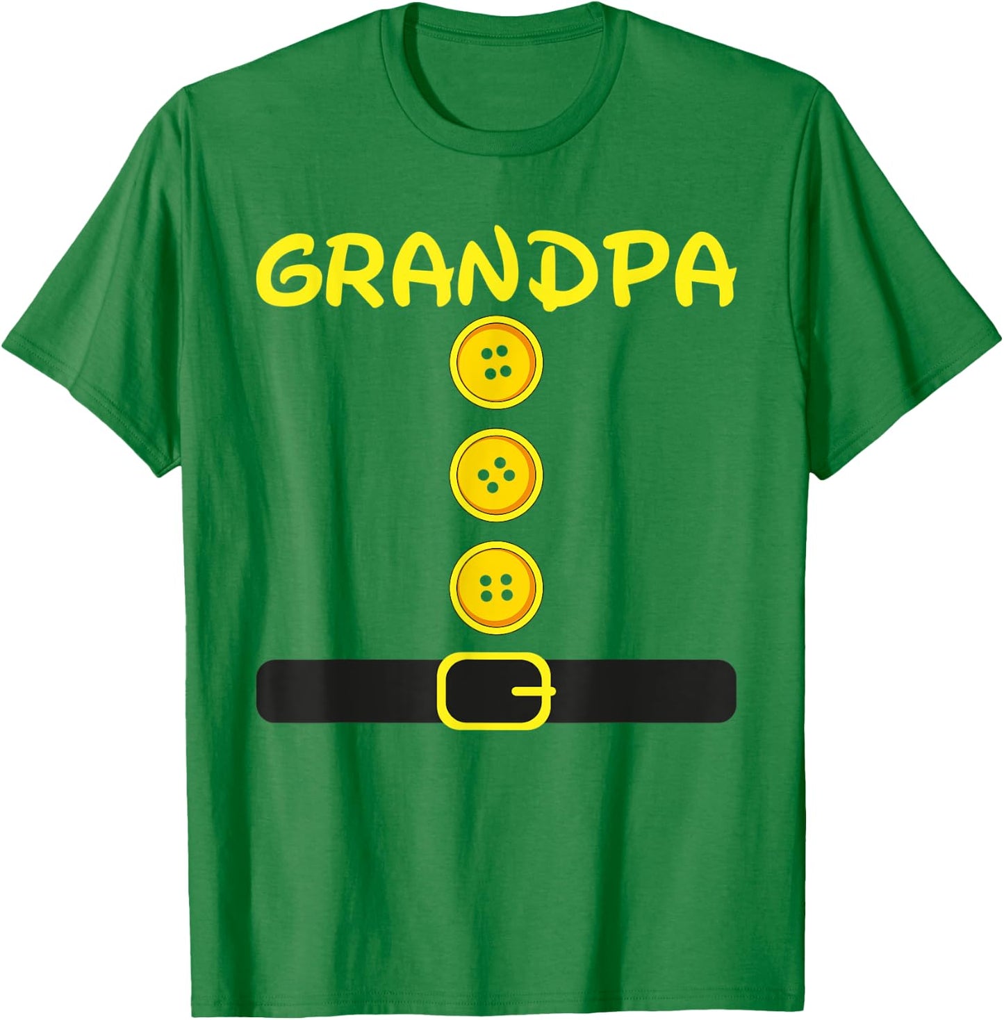 Grandpa Dwarf Costume Color Family Matching Dwarf Halloween T-Shirt - T-Shirt | Irish Green