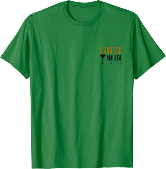 Espresso Martini Club | Kaffee Cocktail Cafe Coffee Bar Team T-Shirt - T-Shirt | Irish Green