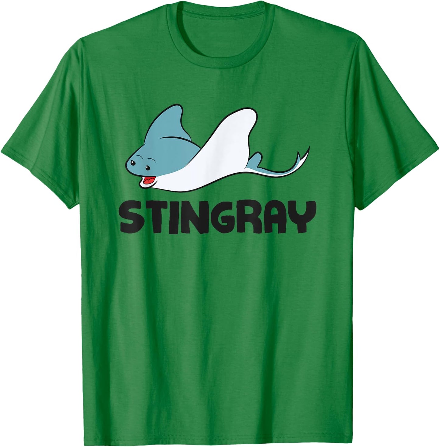 Stingray Ocean Sharks Love Stingrays T-Shirt - T-Shirt | Irish Green