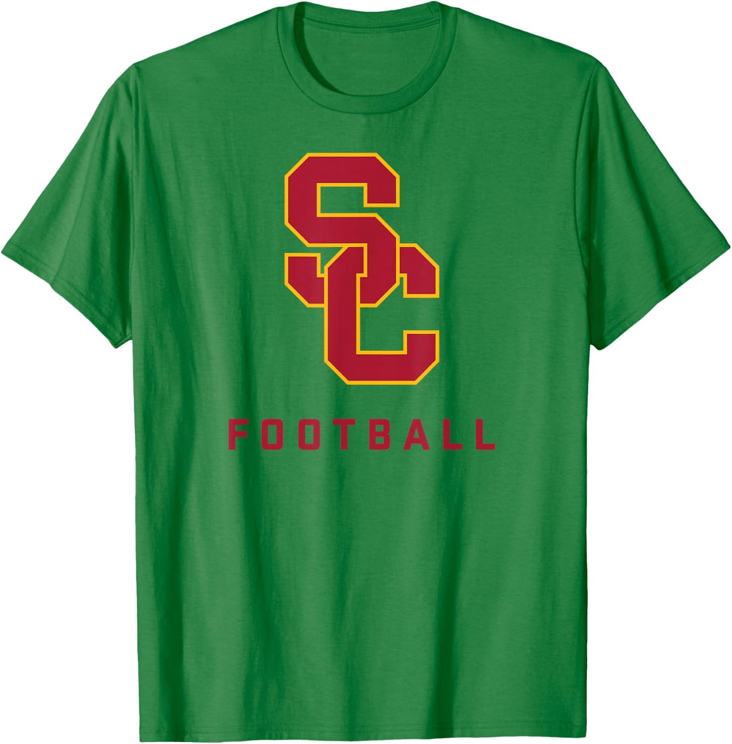 USC Trojans Football Classic Logo Officially Licensed T-Shirt - T-Shirt | Irish Green