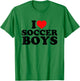 I Love Soccer Boys T-Shirt - T-Shirt | Irish Green