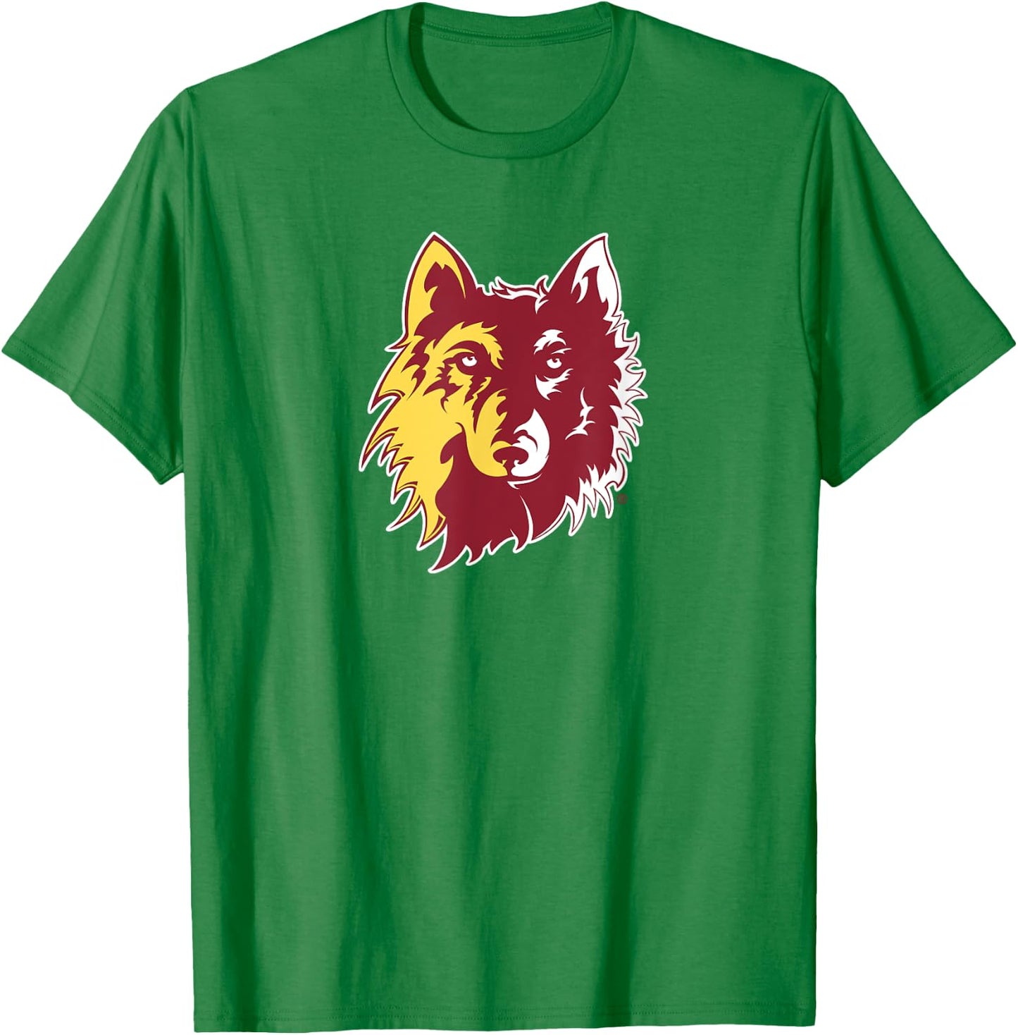 Northern State University Wolves Spirit Mark Logo T-Shirt - T-Shirt | Irish Green