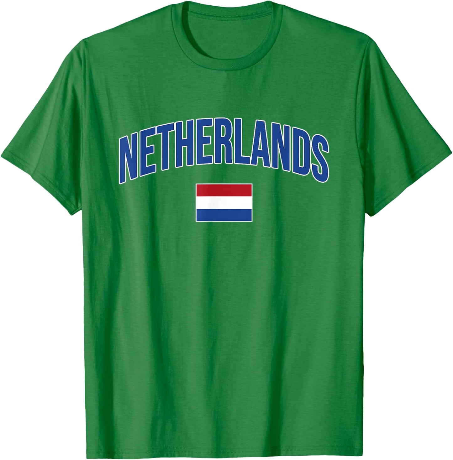 Netherlands - Flag of Netherlands - Throwback Design T-Shirt - T-Shirt | Irish Green