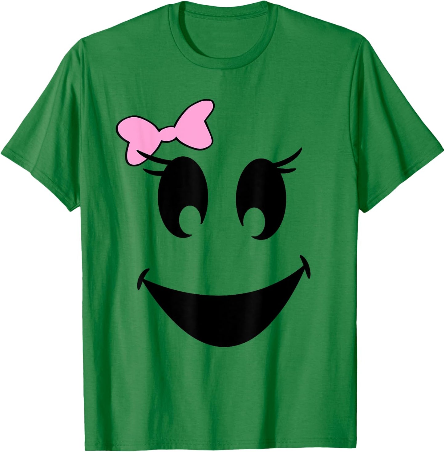 Cute Girl Ghost With Bow Ghoul Face Halloween T Shirt T-Shirt - T-Shirt | Irish Green