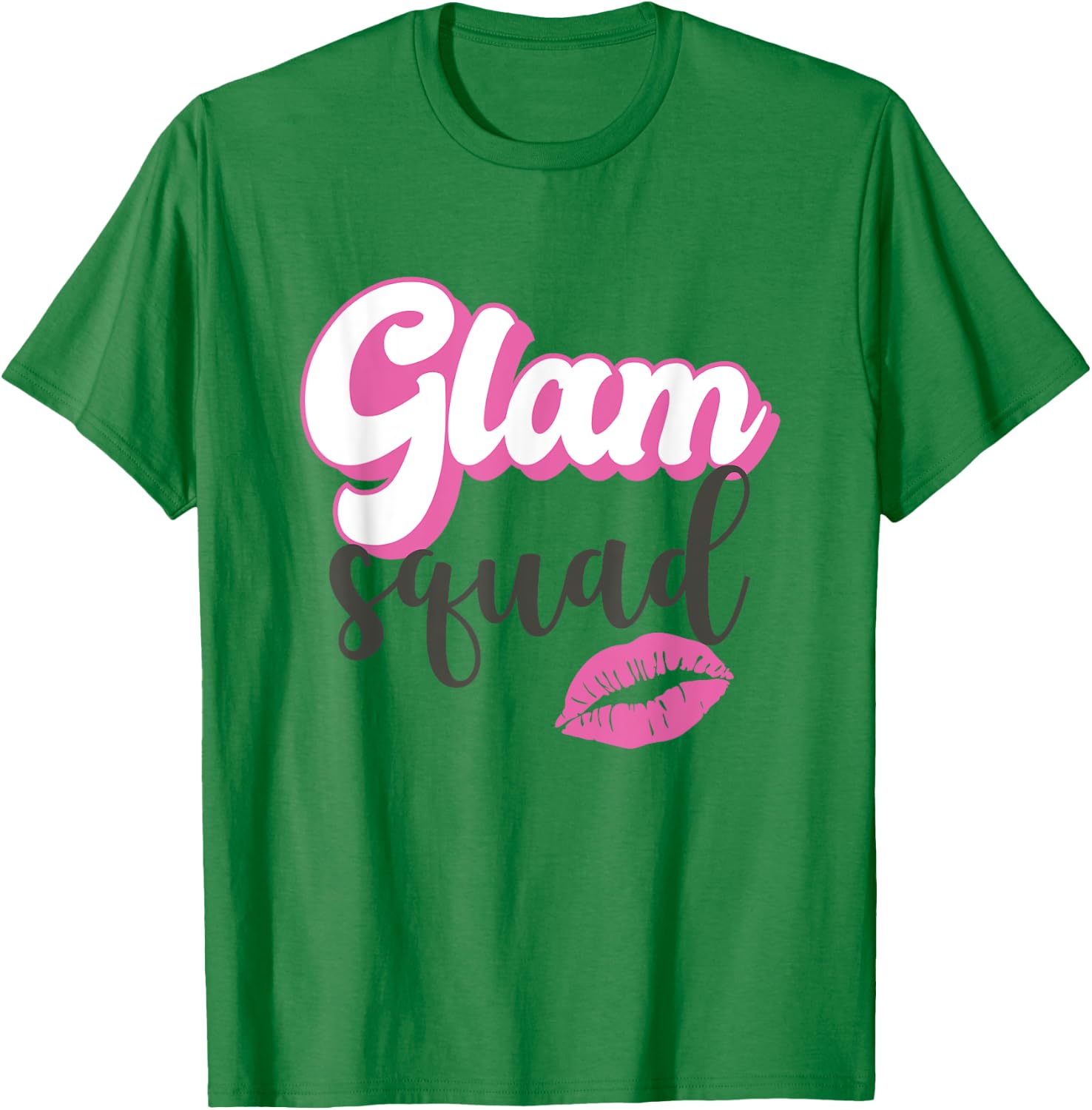Glam Squad Beautician MUA Esthetician T-Shirt - T-Shirt | Irish Green