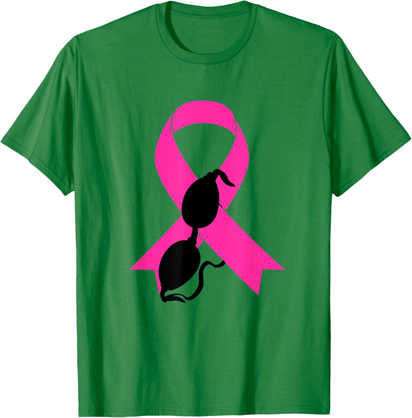 Swimming Breast Cancer Awareness Swim Goggles Pink Ribbon T-Shirt - T-Shirt | Irish Green