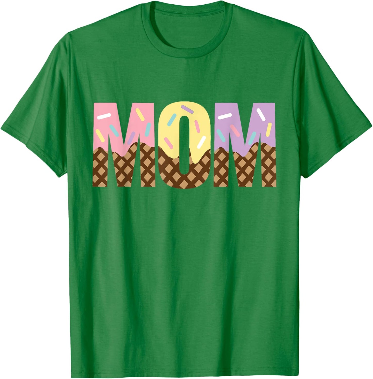 Mom Of The Sweet One Ice Cream 1st First Family Mother's Day Men Women T-Shirt - T-Shirt | Irish Green