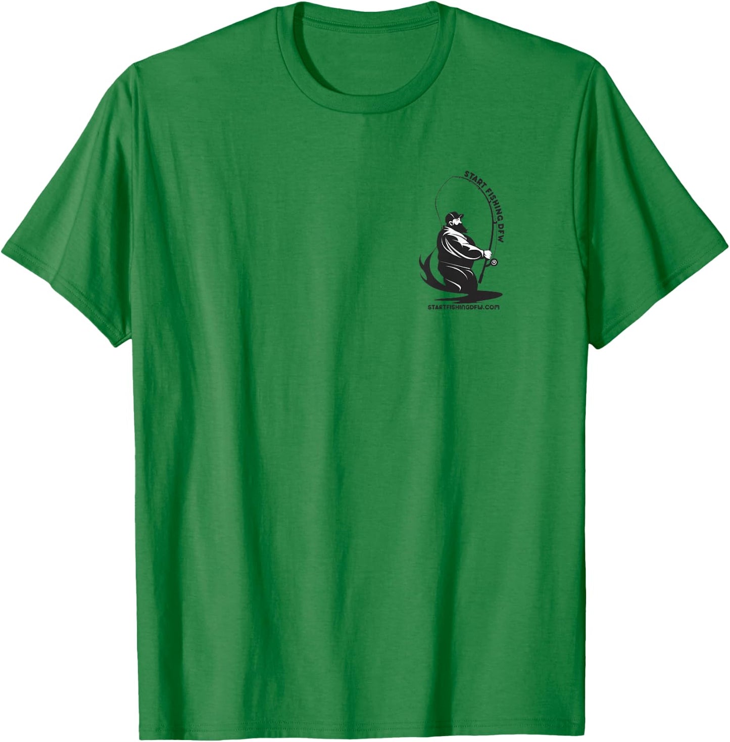 Start Fishing DFW T-Shirt - T-Shirt | Irish Green