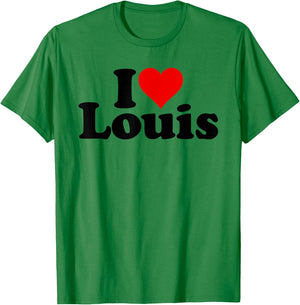 Ich Liebe Herz Louis T-Shirt - T-Shirt | Irish Green
