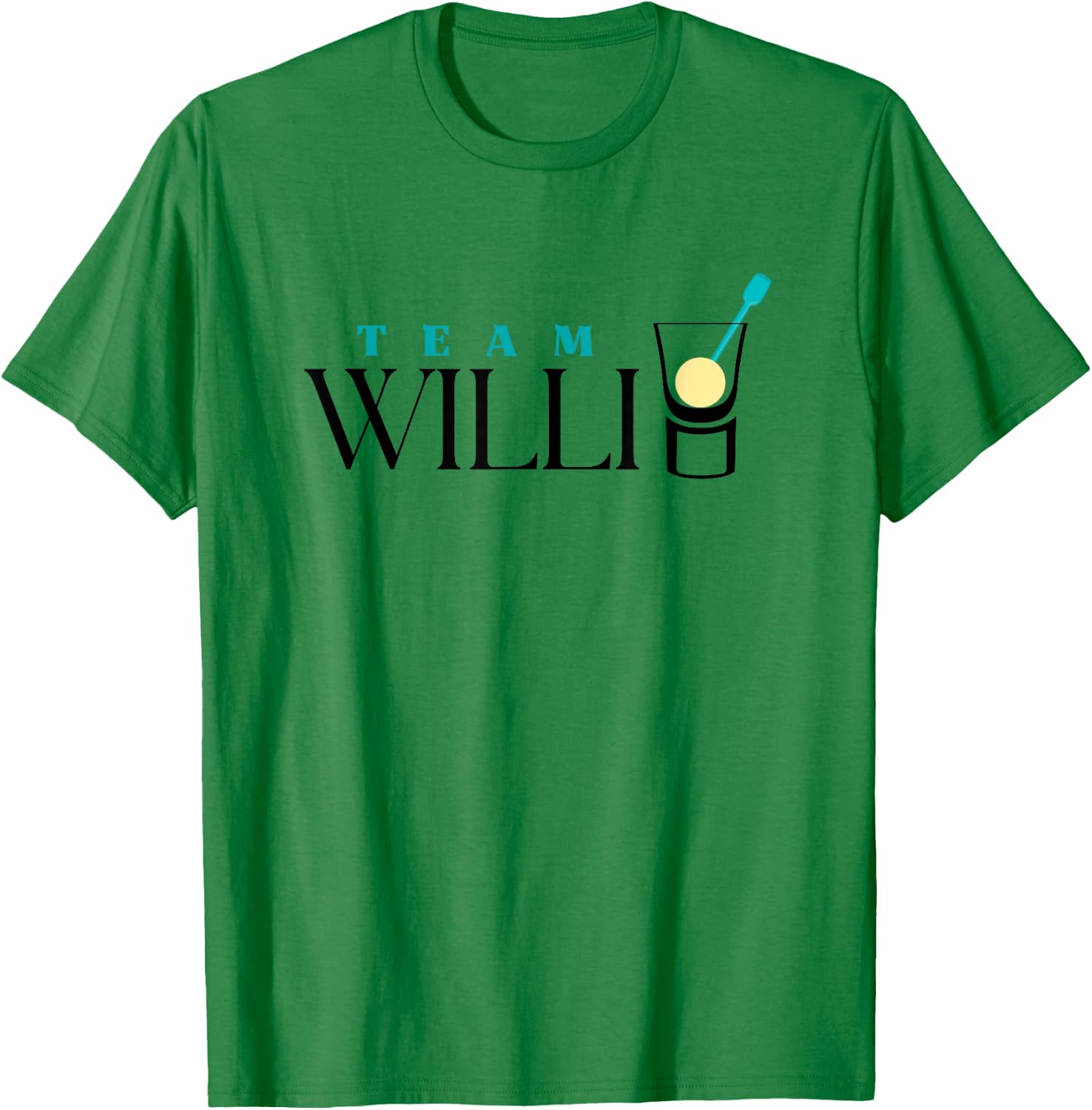 Team Willi | Williams Christ Pear Schnapps Shot Apres Ski , White T-Shirt - T-Shirt | Irish Green