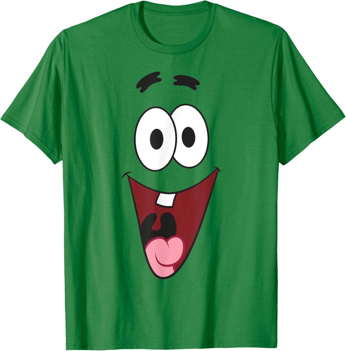 SpongeBob SquarePants Halloween Patrick Laugh Face Costume T-Shirt - T-Shirt | Irish Green