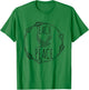 Teach Peace Symbolic Peace Bird Words Sign T-Shirt - T-Shirt | Irish Green