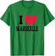 I Love Marseille , white, S T-Shirt - T-Shirt | Irish Green